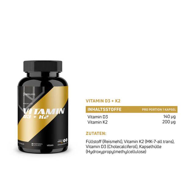Vitamin D3 + K2