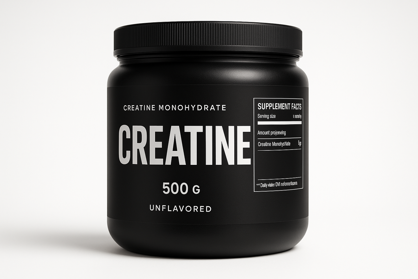 A tub of creatine
