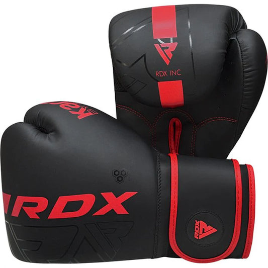RDX F6 Kara Boxing Training Gloves Matte Red