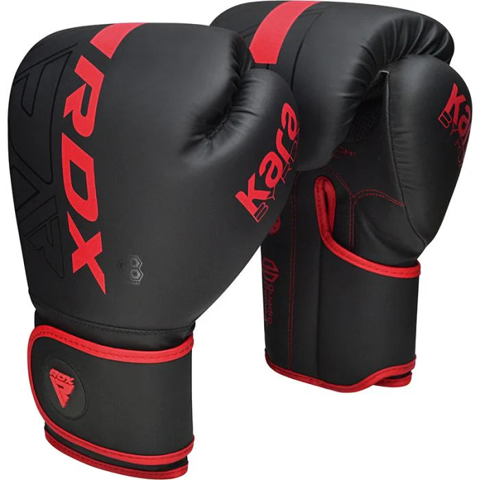 RDX F6 Kara Boxing Training Gloves Matte Red