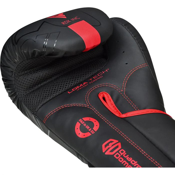 RDX F6 Kara Boxing Training Gloves Matte Red