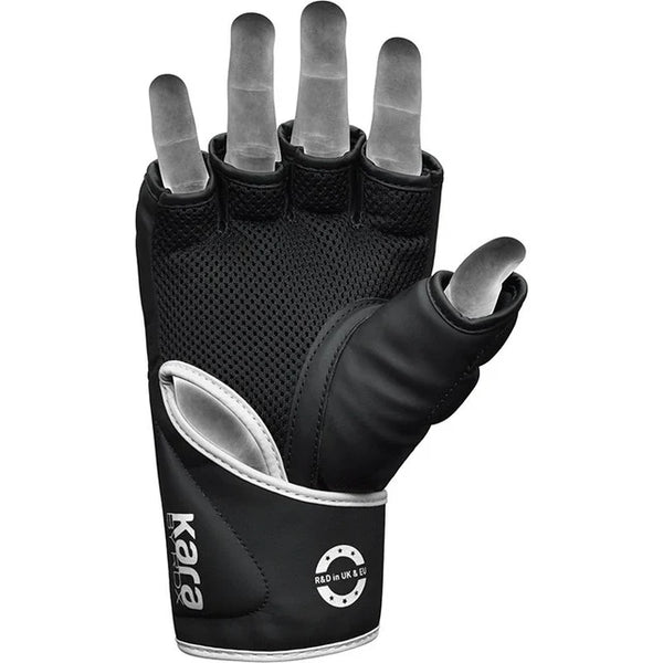 RDX F6 KARA MMA Grappling Gloves Matte White