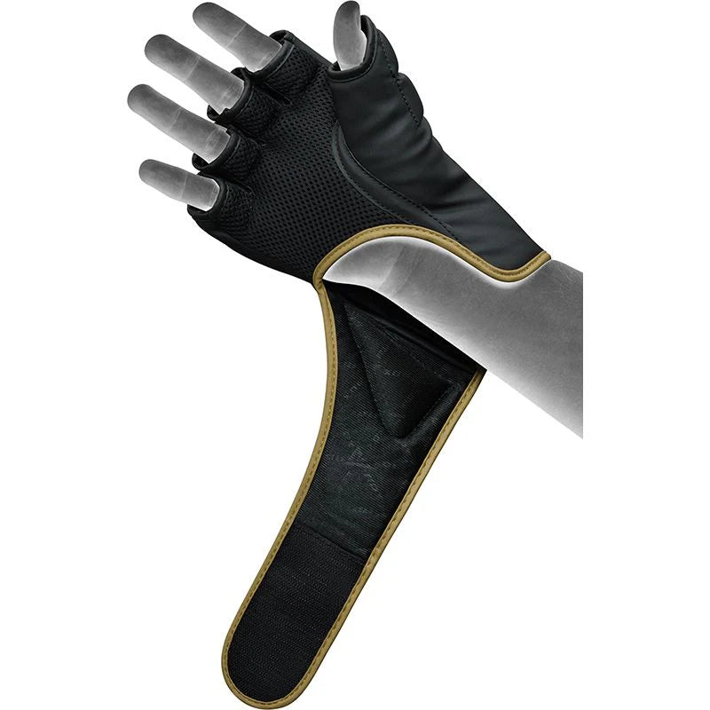 RDX F6 KARA MMA Grappling Gloves Matte Golden