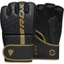 RDX F6 KARA MMA Grappling Gloves Matte Golden