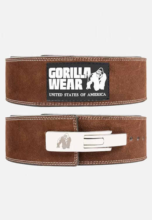 Gorilla Wear 4 Inch Leather Lever Belt