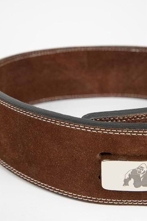Gorilla Wear 4 Inch Leather Lever Belt