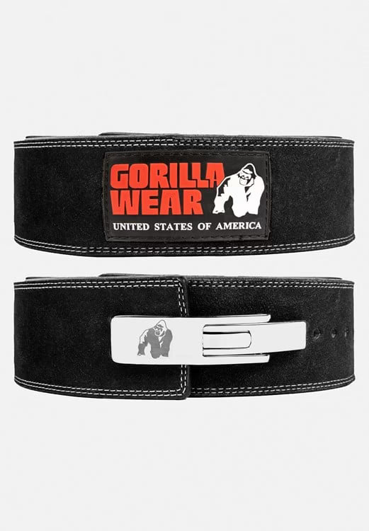 Gorilla Wear 4 Inch Leather Lever Belt