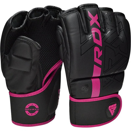 RDX F6 KARA MMA Grappling Gloves Matte Pink