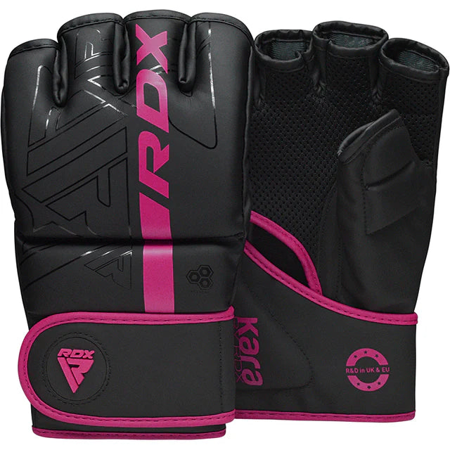 RDX F6 KARA MMA Grappling Gloves Matte Pink