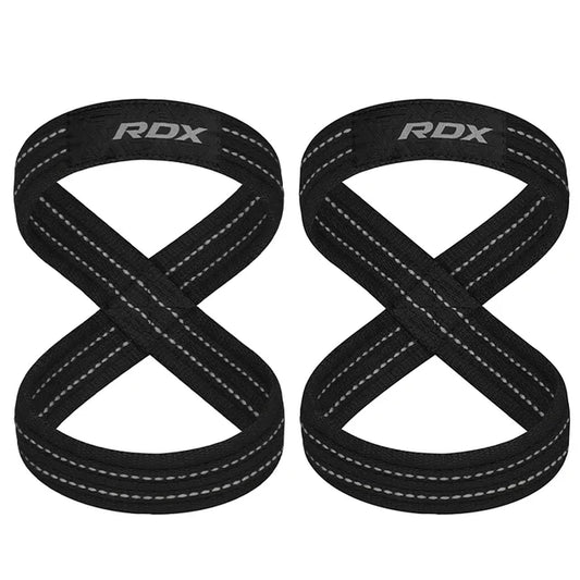 RDX weight lifting 8 Figure Strap Black/White