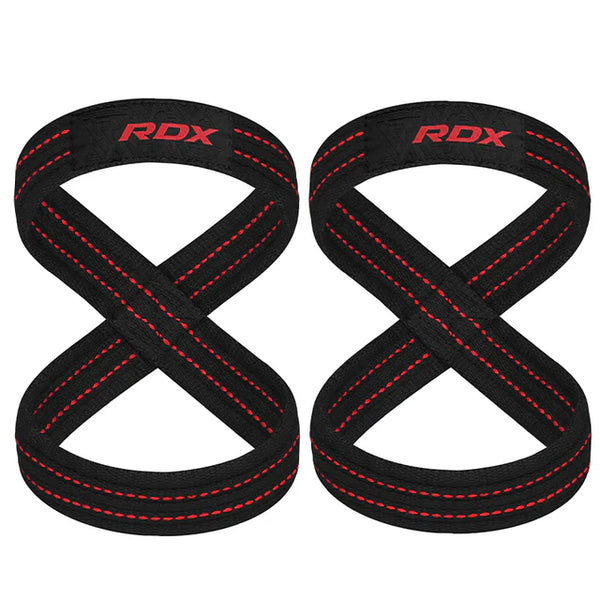 RDX weight lifting 8 Figure Strap Black/Red