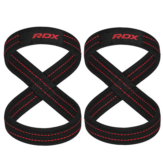 RDX weight lifting 8 Figure Strap Black/Red